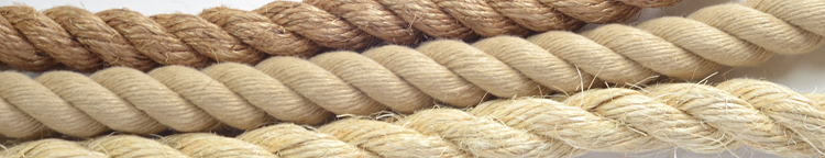 traditional ropes manufactured in sisal, manila and polyhemp