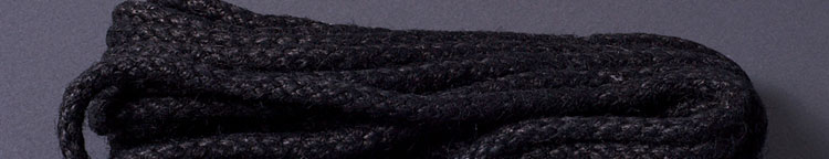 jute cords - black jute cords