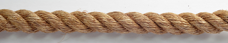 close up of manila rope on sale by james lever